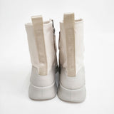 ecco GRUUV BOOTS ミッドカットブーツ 37 23.5cm 218313 ブーツ ベージュ レディース エコー【中古】6-0316G◎