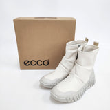 ecco GRUUV BOOTS ミッドカットブーツ 37 23.5cm 218313 ブーツ ベージュ レディース エコー【中古】6-0316G◎