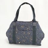Kipling ART M アートエム ゴールデンナイト ボストンバッグ トートバッグ ネイビー ゴールド レディース キプリング【中古】6-0517G∞