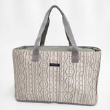 FAUCHON フォション キャリーオン 折り畳み エコバッグ トートバッグ ベージュ レディース【中古】6-0812G∞