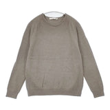 evam eva E233K051 ウールプルオーバー wool pullover 日本製 セーター ニット グレージュ レディース エヴァムエヴァ【中古】6-0905T∞