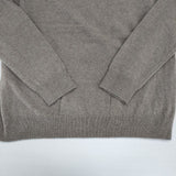 evam eva E233K051 ウールプルオーバー wool pullover 日本製 セーター ニット グレージュ レディース エヴァムエヴァ【中古】6-0905T∞