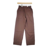 DES PRES ウールフランネル セミワイドパンツ サイズ32 パンツ ブラウン レディース デプレ【中古】6-0905T∞