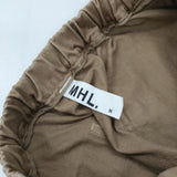 MHL. DRY DRILL SKIRT コットンドリルスカート 定価26400円 595-6232506 スカート ブラウン レディース エムエイチエル【中古】6-0801M∞