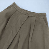 MHL. DRY DRILL SKIRT コットンドリルスカート 定価26400円 595-6232506 スカート ブラウン レディース エムエイチエル【中古】6-0801M∞