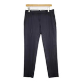 theory TESTRA 2B PINSTRIPE SUIT ピンストライプ スラックス サイズ4 パンツ ネイビー レディース セオリー【中古】6-0801G∞