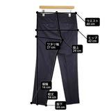 theory TESTRA 2B PINSTRIPE SUIT ピンストライプ スラックス サイズ4 パンツ ネイビー レディース セオリー【中古】6-0801G∞