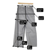 GALERIE VIE リネンウールワイドパンツ サイズ36 製品洗い パンツ グレー レディース ギャルリーヴィー【中古】6-0905T∞