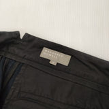 MARGARET HOWELL 578-6144005 COTTON LINEN TWILL TROUSERS コットンリネンパンツ 定価30800円 パンツ ネイビー レディース マーガレットハウエル【中古】6-0801G∞