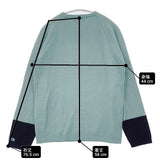 THE NORTH FACE バイカラーニット NTW38103 アクリルウール セーター ニット ライトブルー レディース ザノースフェイス【中古】6-0905T∞