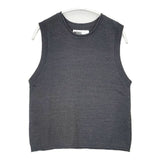 MHL. FADED COTTON WOOL KNIT コットンウールノースリーブニット 定価18700円 595-6261500 ベスト グレー レディース エムエイチエル【中古】6-0905T∞