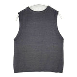 MHL. FADED COTTON WOOL KNIT コットンウールノースリーブニット 定価18700円 595-6261500 ベスト グレー レディース エムエイチエル【中古】6-0905T∞