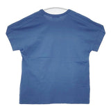 assiette A29-05048-02 コットン 半袖Ｔシャツ カットソー ブルー レディース アシェット【中古】6-0617S∞