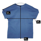 assiette A29-05048-02 コットン 半袖Ｔシャツ カットソー ブルー レディース アシェット【中古】6-0617S∞