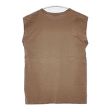 assiette A29-05148-02 ノースリーブ Ｔシャツ カットソー ブラウン レディース アシェット【中古】6-0617S∞
