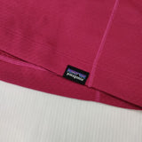 patagonia ウィメンズキャプリーンミッドウェイトジップネック 44457 カットソー ピンク レディース パタゴニア【中古】6-0801M∞