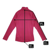 patagonia ウィメンズキャプリーンミッドウェイトジップネック 44457 カットソー ピンク レディース パタゴニア【中古】6-0801M∞