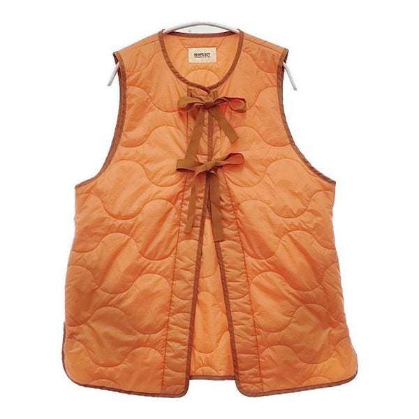 BEAMS BOY リップ サーモ ライナー ベスト 定価14800円 中綿 ナイロン