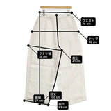 ARTE POVERA リネン イージーパンツ サイズL ワイド パンツ ホワイト レディース アルテポーヴェラ【中古】6-0510M∞