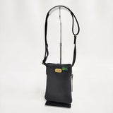 Brady LOWCA-MINI 定価28600円 ポシェット キャンバスレザー IP42-01 ショルダーバッグ ブラック レディース ブレディ【中古】6-0810G∞