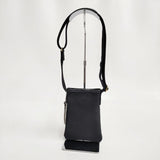 Brady LOWCA-MINI 定価28600円 ポシェット キャンバスレザー IP42-01 ショルダーバッグ ブラック レディース ブレディ【中古】6-0810G∞