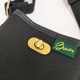 Brady LOWCA-MINI 定価28600円 ポシェット キャンバスレザー IP42-01 ショルダーバッグ ブラック レディース ブレディ【中古】6-0810G∞