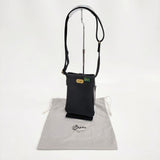 Brady LOWCA-MINI 定価28600円 ポシェット キャンバスレザー IP42-01 ショルダーバッグ ブラック レディース ブレディ【中古】6-0810G∞