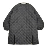 Traditional Weatherwear アークリー パフスリーブ ロング 定価46200円 サイズ34 キルティング コート 25AW ブラック レディース トラディショナルウェザーウェア【中古】6-0328T♪