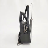 adam et Rope フェイクレザー ショルダーバッグ 2way トートバッグ ブラック レディース アダムエロペ【中古】6-0517G∞