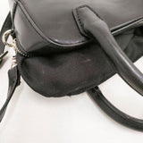 adam et Rope フェイクレザー ショルダーバッグ 2way トートバッグ ブラック レディース アダムエロペ【中古】6-0517G∞