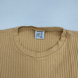 baserange ロング マキシ丈 Shaw Kaftan オーガニックコットン リブラップ ワンピース ベージュ系 レディース ベースレンジ【中古】6-0615S∞
