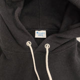 Champion CWSQ121 リバースウィーブ サイドポケット 裏起毛 パーカー ブラック ユニセックス チャンピオン【中古】6-0905T∞
