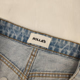 ROLLA'S ローラス 加工デニム GENIE JEAN STELLA BLUES STELLA BLUES サイズ26 AU8 デニムパンツ ライトブルー レディース【中古】6-0713G∞