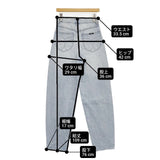 ROLLA'S ローラス 加工デニム GENIE JEAN STELLA BLUES STELLA BLUES サイズ26 AU8 デニムパンツ ライトブルー レディース【中古】6-0713G∞