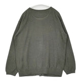 MARGARET HOWELL 589-2164002 コットン クルーネック SOFT COTTON サイズF カーディガン カーキ レディース マーガレットハウエル【中古】6-0905T∞