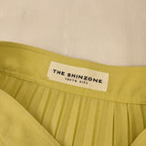 THE SHINZONE プリーツスカート 定価28600円 23SMSSK02 サイズ36 ロングスカート イエロー レディース シンゾーン【中古】6-0801M∞