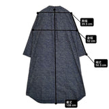 Pal'las Palace ドット 水玉 ガーゼ PFOP-0424A コットン 日本製 サイズ3 プルオーバー ワンピース ネイビー レディース パラスパレス【中古】6-0801M∞