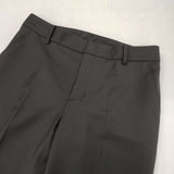 J.PRESS BAHARIYE SOLID ストレート センタープレススラックス パンツ ブラック レディース ジェイプレス【中古】6-0510G∞