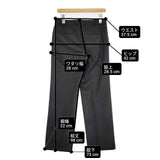 J.PRESS BAHARIYE SOLID ストレート センタープレススラックス パンツ ブラック レディース ジェイプレス【中古】6-0510G∞