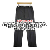 J.PRESS BAHARIYE SOLID ストレート センタープレススラックス パンツ ブラック レディース ジェイプレス【中古】6-0510G∞