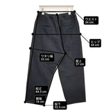 ARTS&SCIENCE EASY PANTS イージーパンツ 0213-U3110-0100 コットン パンツ ブラック系 レディース アーツ&サイエンス【中古】6-0523G∞