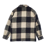 BEMIDJI woolen mills バッファローチェック キッズサイズ 10 アメリカ製 ジャケット ベージュ ブラック レディース ベミジ【中古】6-0905T∞