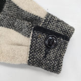 BEMIDJI woolen mills バッファローチェック キッズサイズ 10 アメリカ製 ジャケット ベージュ ブラック レディース ベミジ【中古】6-0905T∞