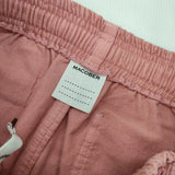 MACOBER マコバー イージーパンツ サイズM コーデュロイ シェフ パンツ ピンク ユニセックス【中古】6-0713T∞