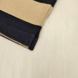 SPORTCLAD/SHIPS 別注 ボーダーショートラガーシャツ ポロシャツ ネイビー ベージュ レディース スポーツクラッド/シップス【中古】6-0713M∞