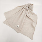 pot and tea カシミヤニットストール 定価30800円 ストール ライトベージュ レディース ポットアンドティー【中古】6-0328T♪