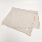 pot and tea カシミヤニットストール 定価30800円 ストール ライトベージュ レディース ポットアンドティー【中古】6-0328T♪