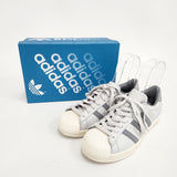 adidas Originals Superstar Vintage 定価19800円 24.5cm IH8660 スニーカー グレー レディース アディダスオリジナルス【中古】6-0423G◎
