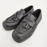 CONVERSE ALL STAR SQUARETOE LOAFER 24cm 1SE903 定価17600円 ローファー ブラック レディース コンバース【中古】6-0328G♪