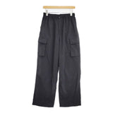 DoCLASSE 31758-090 ナイロン サイズ11 カーゴパンツ ブラック レディース ドゥクラッセ【中古】6-0713G∞